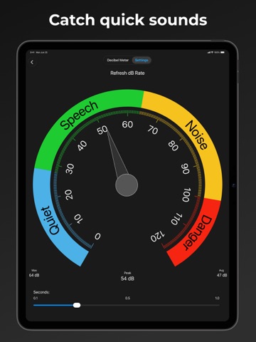 Decibel Meter(Sound Meter) iPad screenshot 6