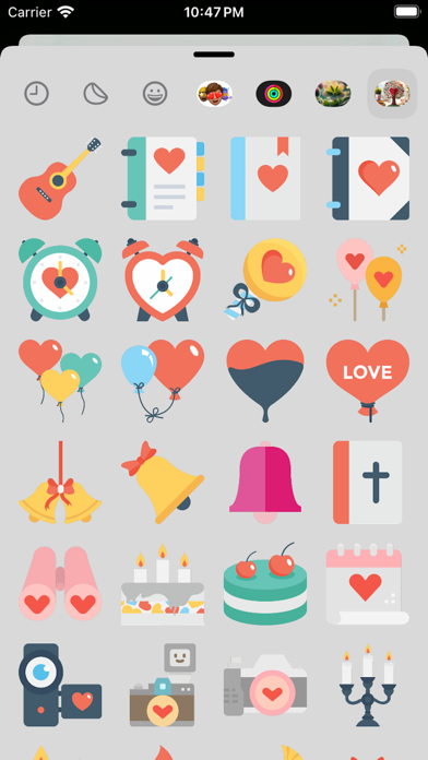 Romantic Stickers Screenshot