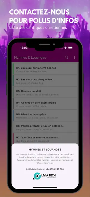 Hymnes & Louanges screenshot 2