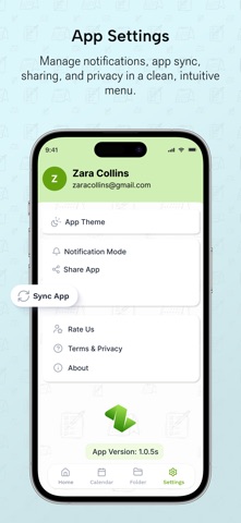 Zysh - Notes and To Do App screenshot