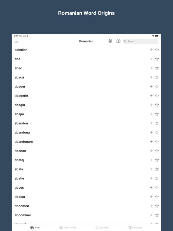 Screenshot #4 pour Romanian Word Origins