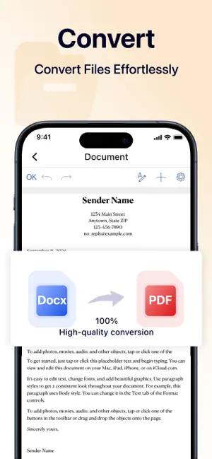 Office Word: Edit Word Docs iPhone screenshot 4