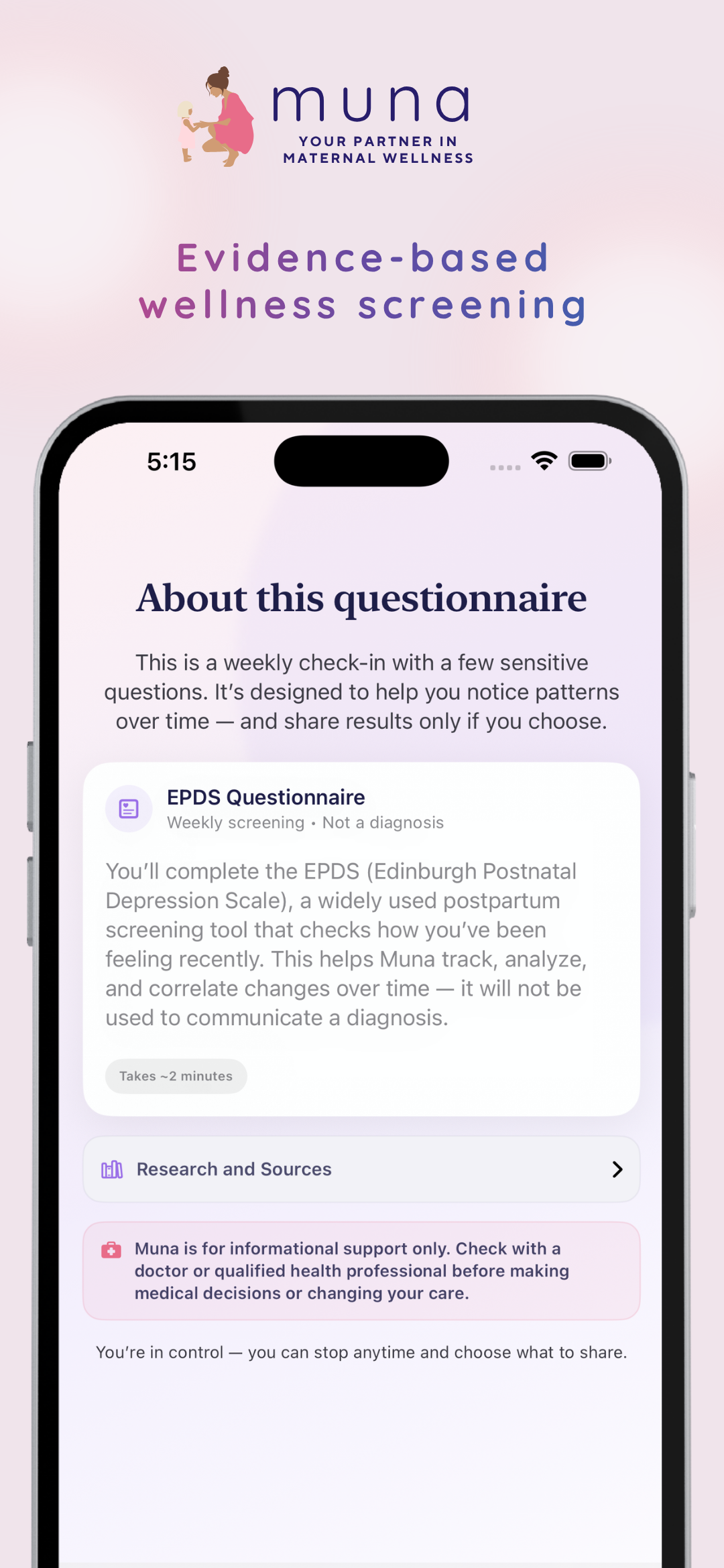 Muna: Postpartum Wellness