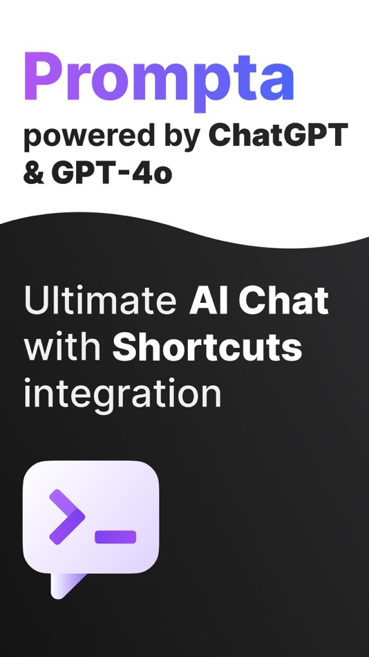 #1. Prompta: AI Chat Bot Assistant (iOS) Podle: Vladislav Shtefanko