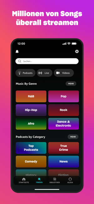 ‎Amazon Music: Musik & Podcasts Screenshot