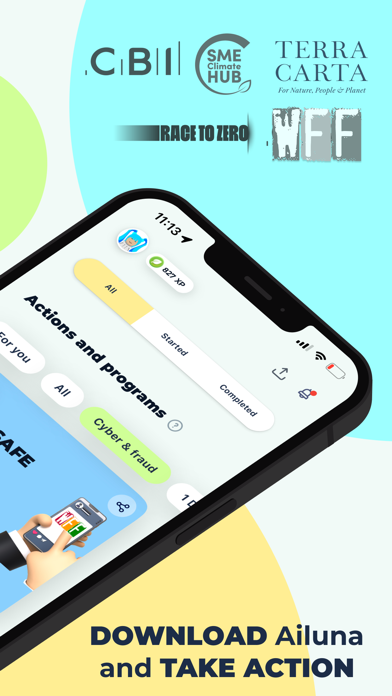 Ailuna – cyber and eco habits Screenshot