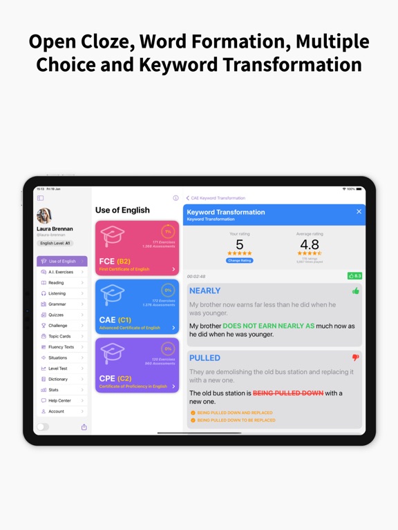 Screenshot #5 pour Use of English PRO
