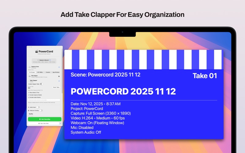 PowerCord: Screen & Camera screenshot