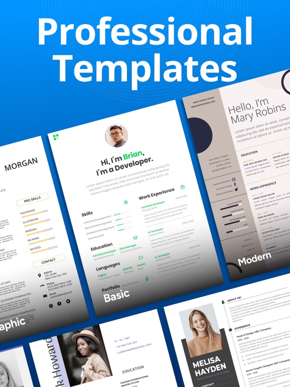 Screenshot #6 pour Resume Maker⁺