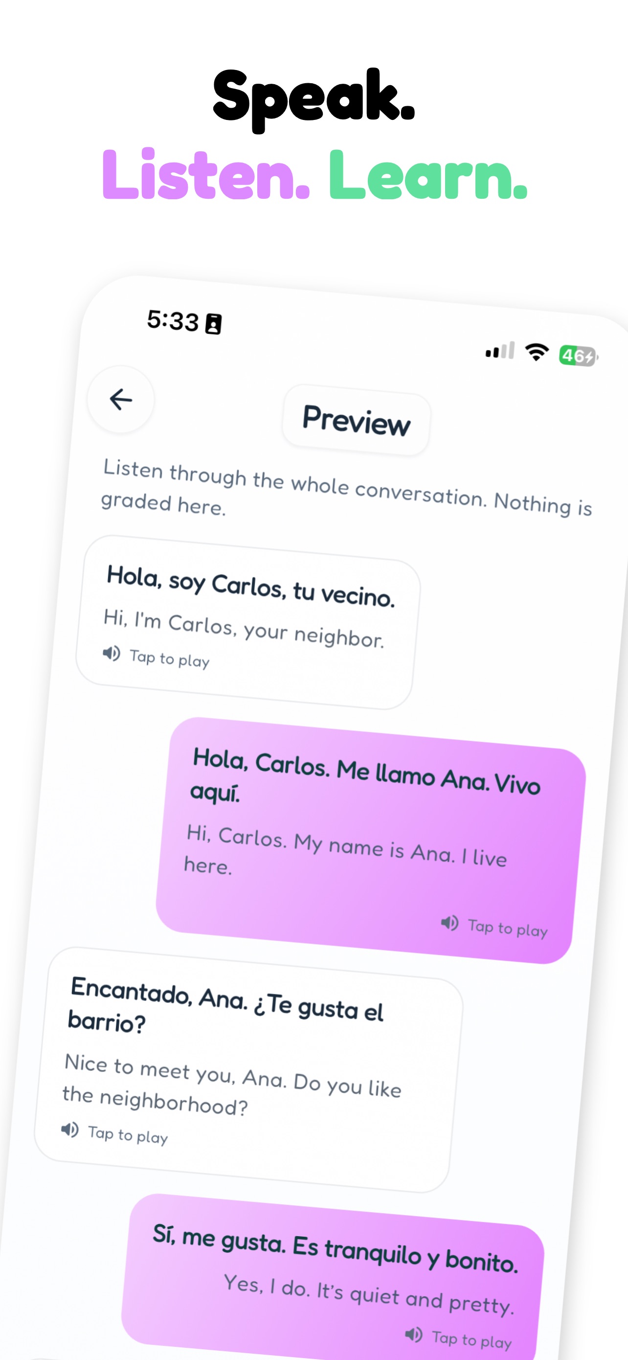 Screenshot 3 of Twaddle: Learn Languages