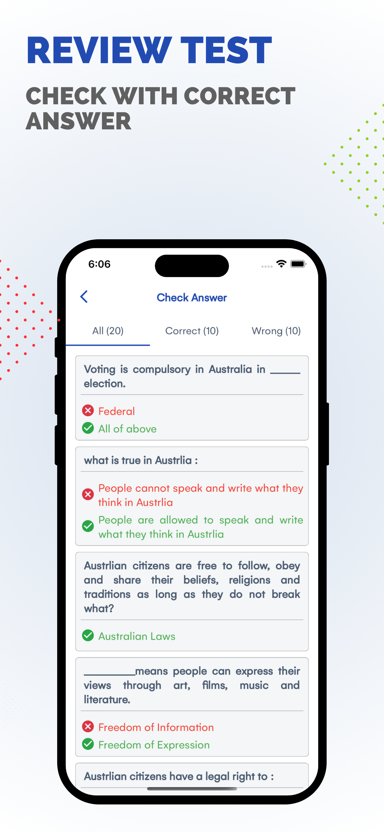 Australian Citizenship - Test