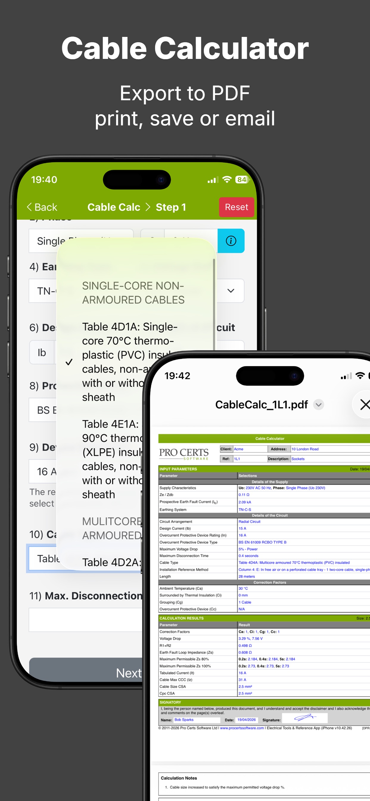 Electrical Tools and Reference screenshot 3