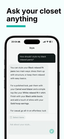AICloset: Outfits Assistant iPhone screenshot