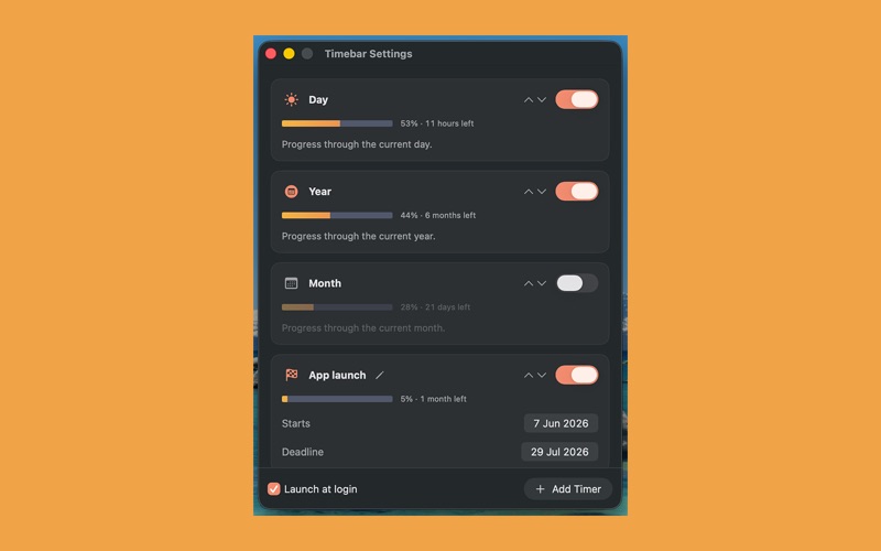 TimeGauge screenshot 2