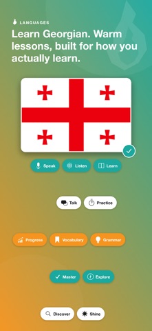 Learn Georgian - LingFast Screenshot 1 of 8