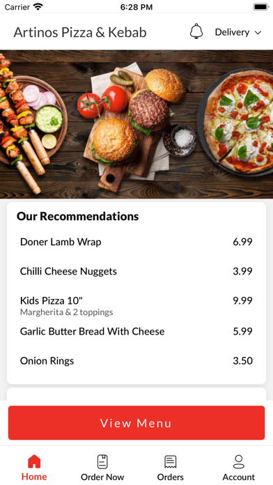 Artinos Pizza & Kebab Screenshot
