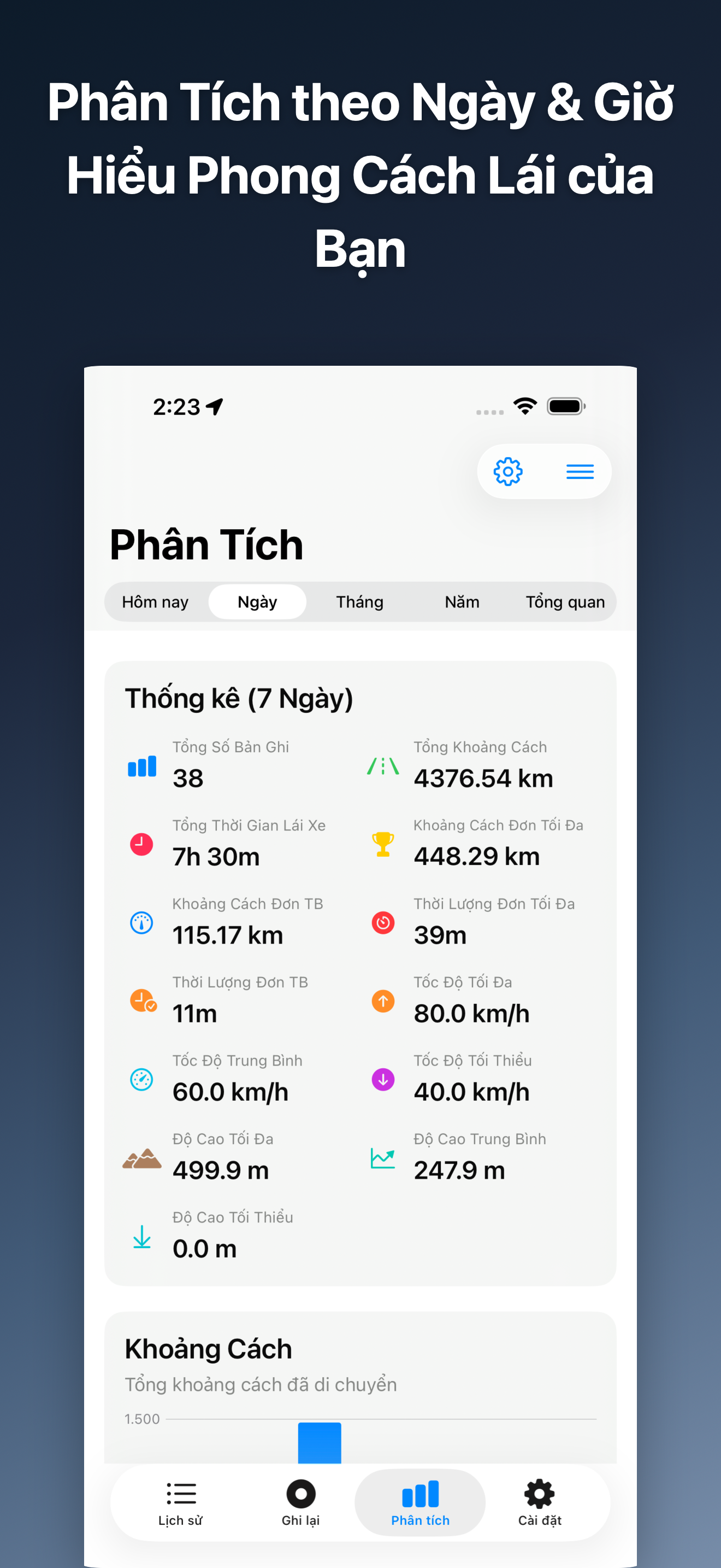 DriveTracker - Driving Log iOS screenshot 4 showing app interface