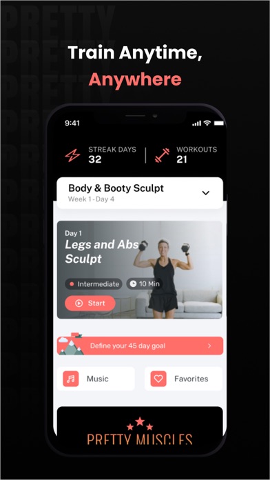 Screenshot #2 pour PRETTY MUSCLES by Erin Oprea