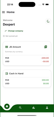 Mahfooz Accounts screenshot