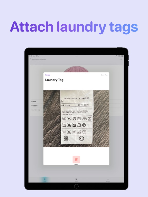 Outfitopia - Digital Wardrobe iPad screenshot 7 - Lifestyle app