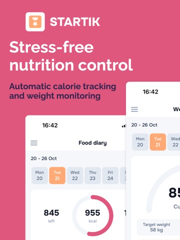 Startik: ai calorie tracker iPad screenshot