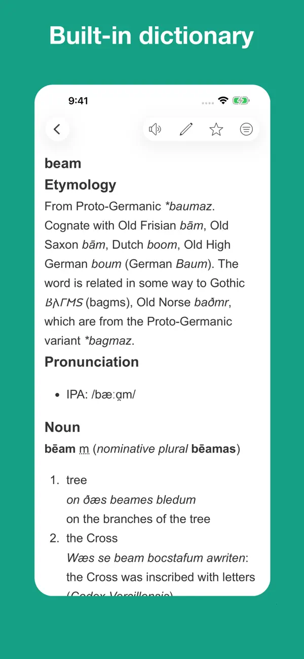 Screenshot #3 pour Old English Etymology