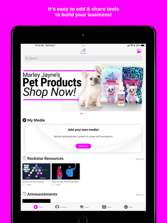 My Arieyl iPad screenshot 1 - Business app