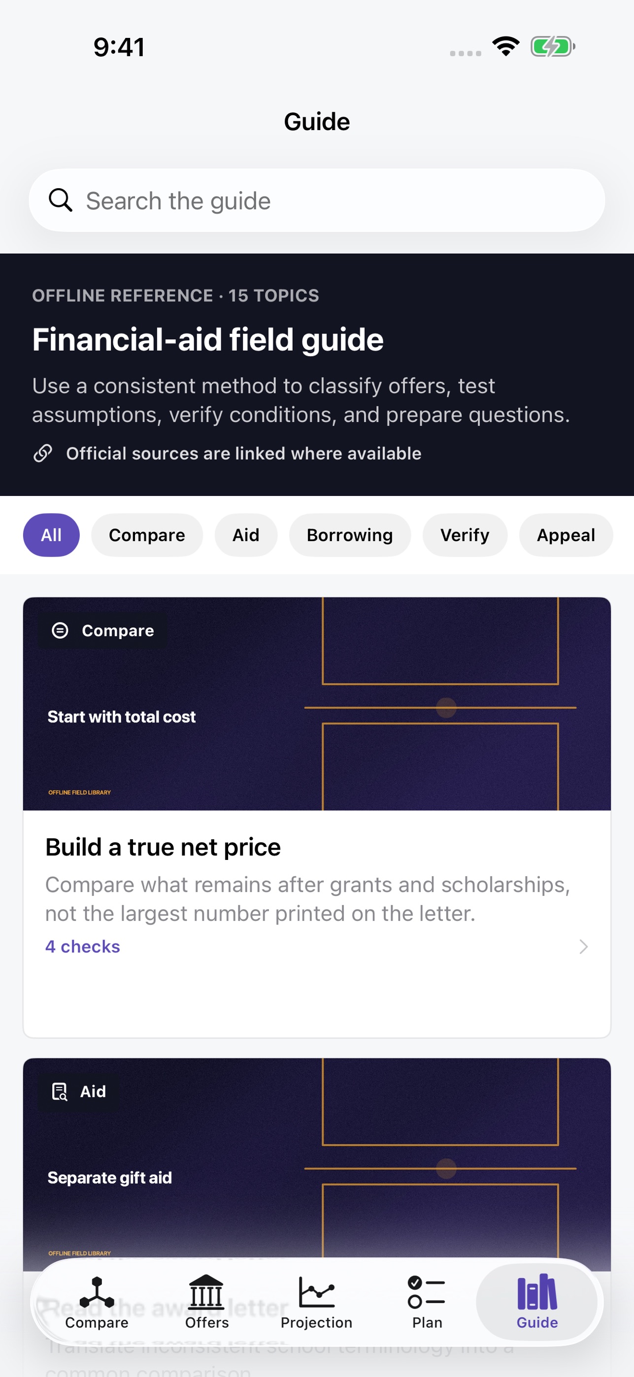 Screenshot 5 of Aidmargin: College Offers