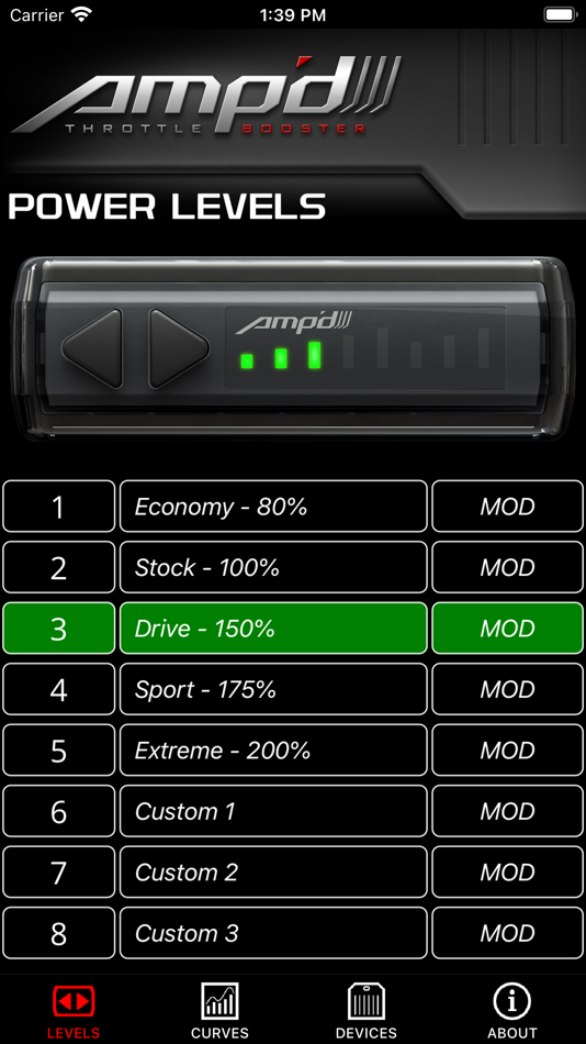 #1. Amp’d 2.0 (iOS) By: Holley Performance Products