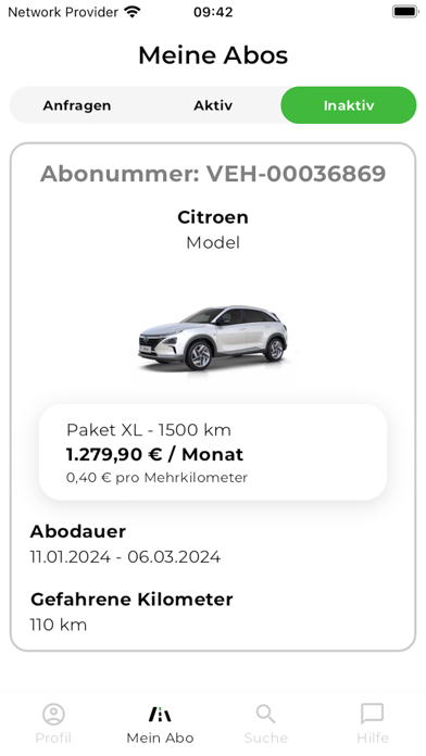 ViveLaCar Auto-Abo Screenshot