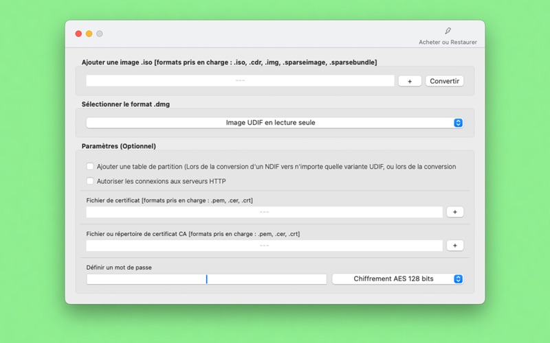 Screenshot #2 pour Convert ISO to DMG Pro