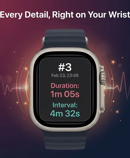 Screenshot #2 pour Contraction Timer Watch
