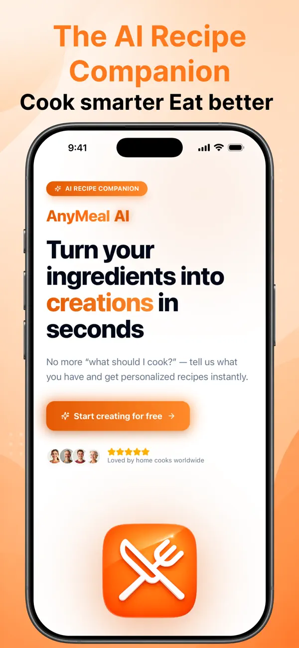Screenshot #1 pour AnyMeal AI