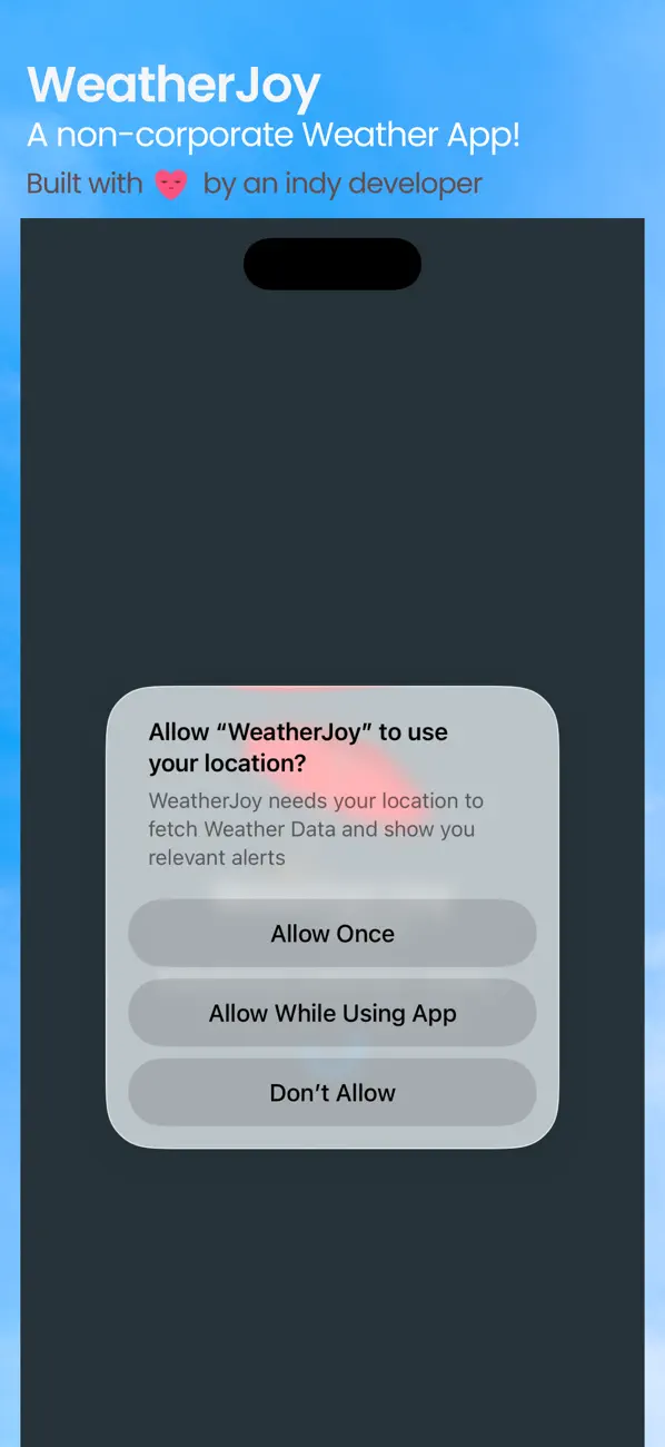 Screenshot #1 pour WeatherJoy