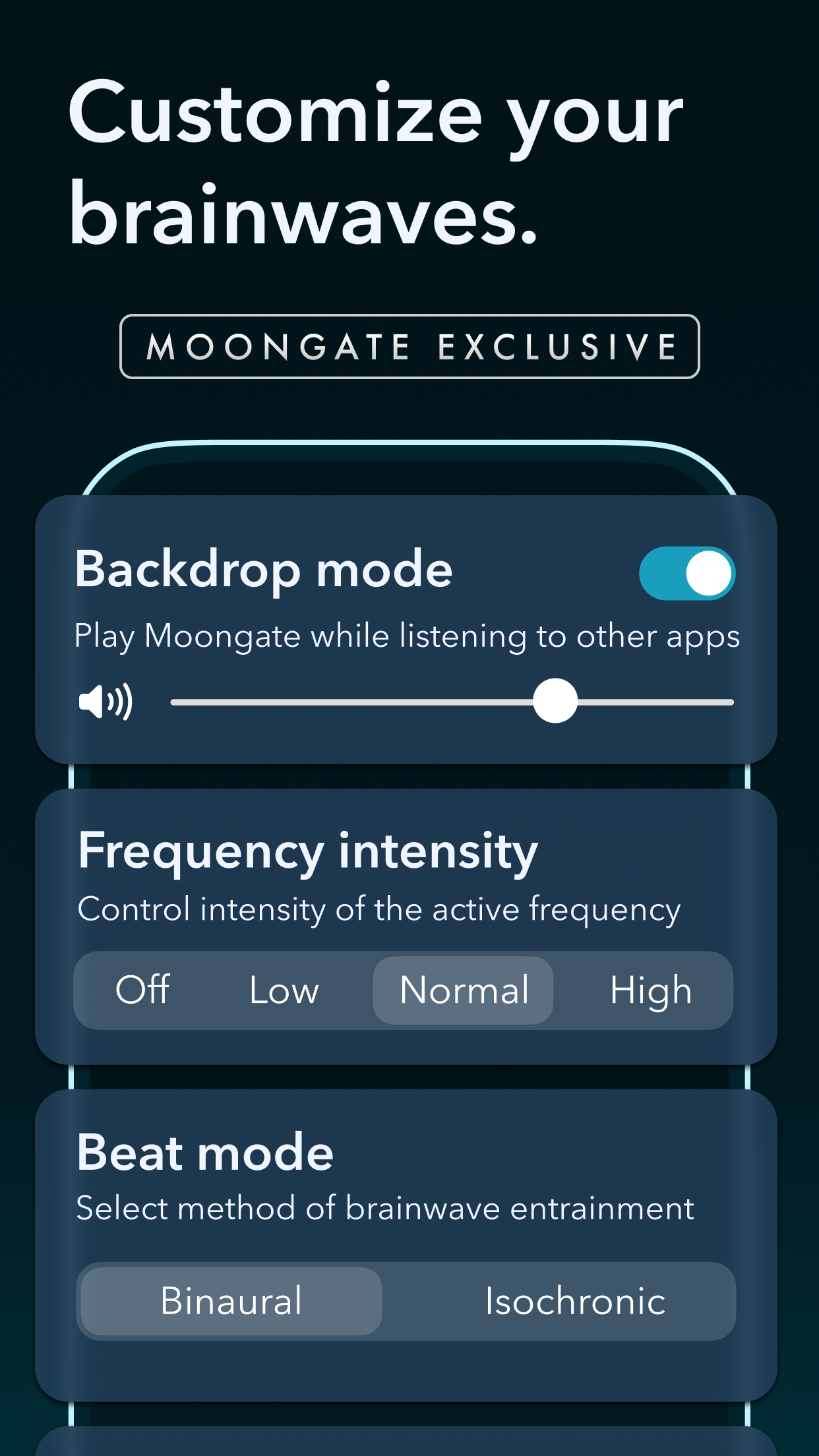 Moongate: Binaural Beats screenshot 5