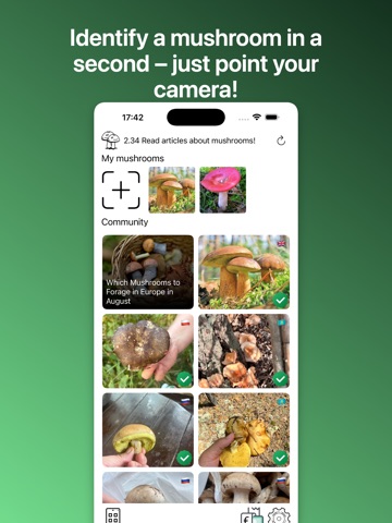 Грибы: Определитель по Фото iPad screenshot 2