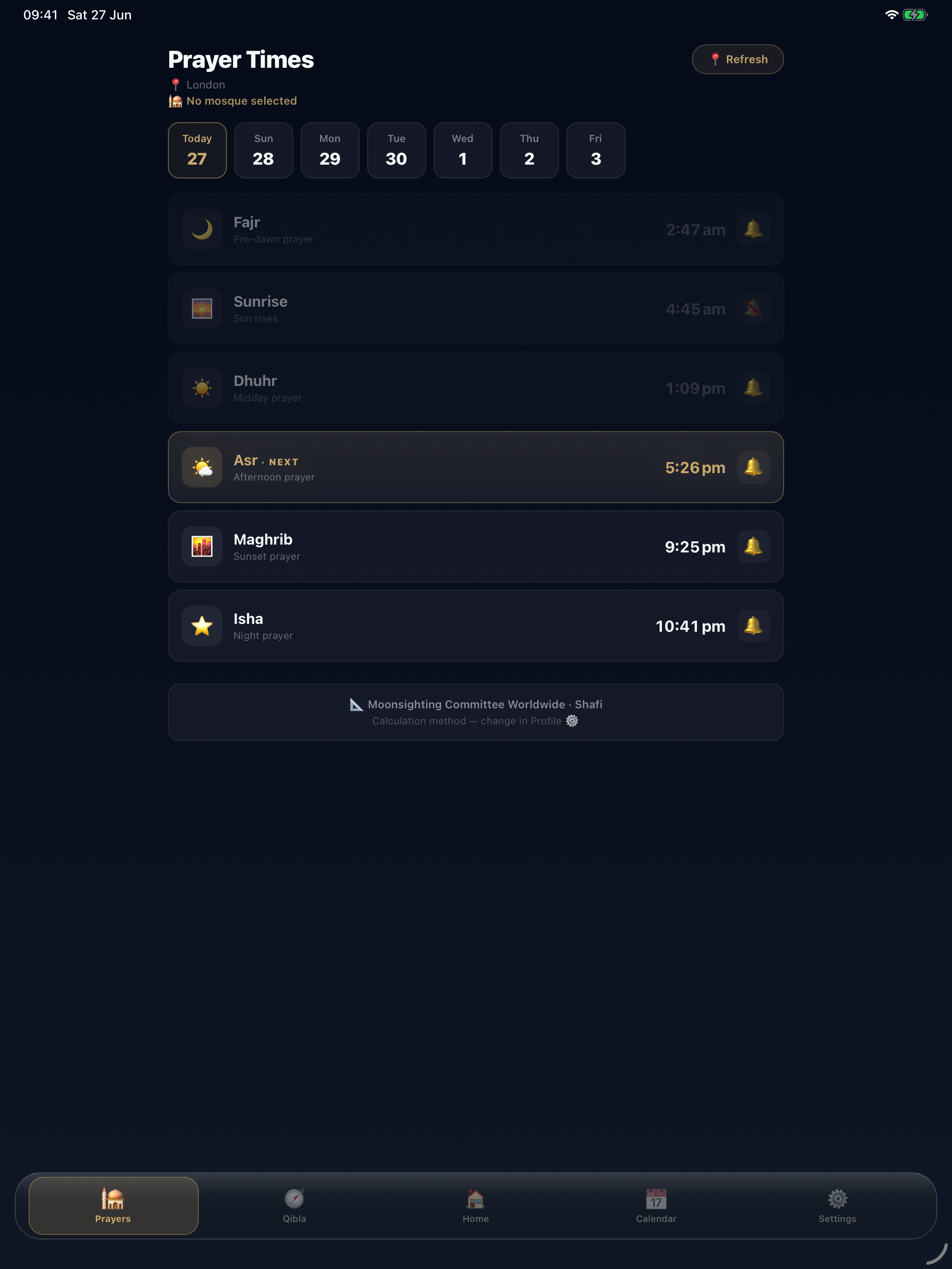 QiblaFlow: Prayer Times screenshot 12