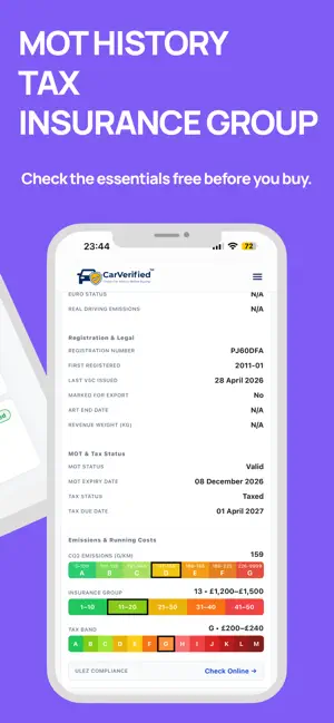 CarVerified: Car Check History screenshot 2