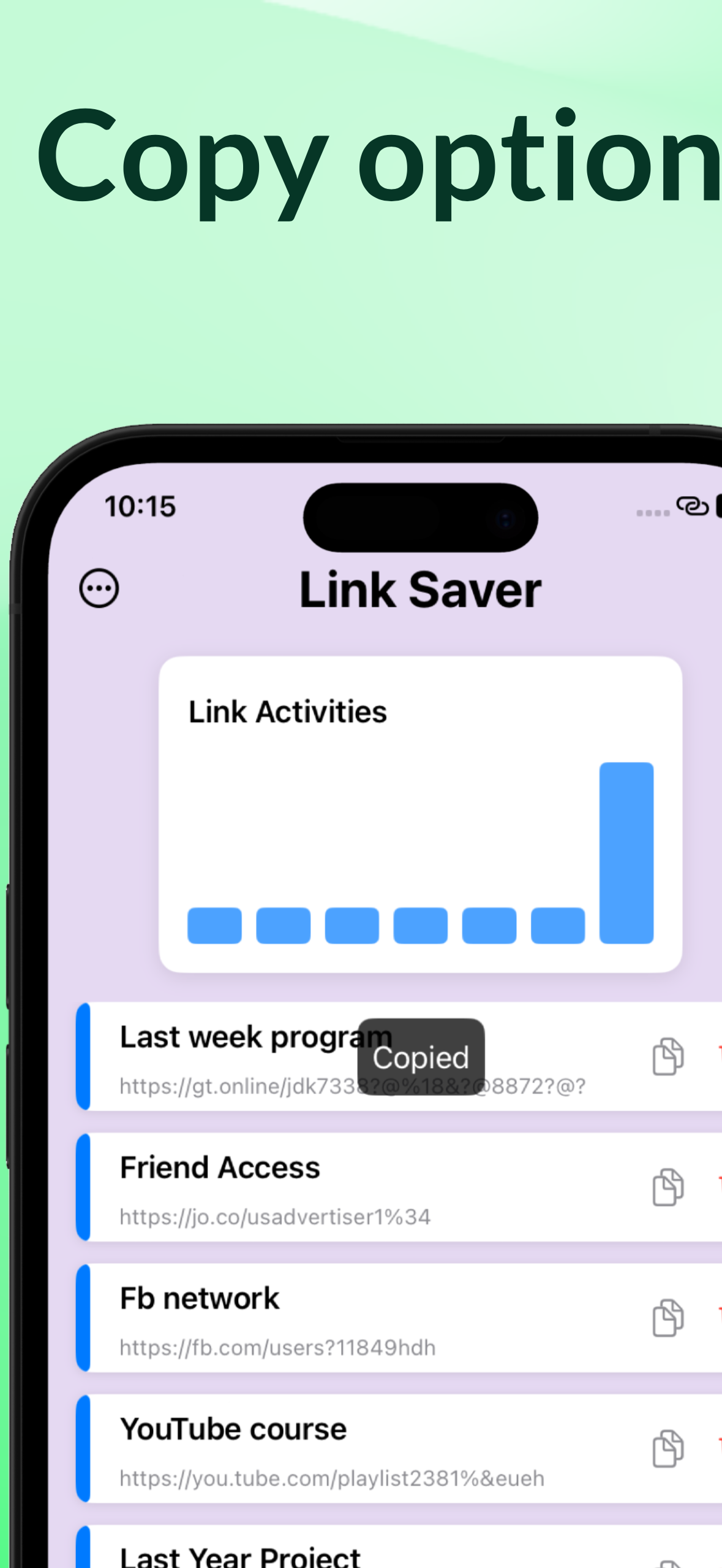 Links Saver screenshot 3
