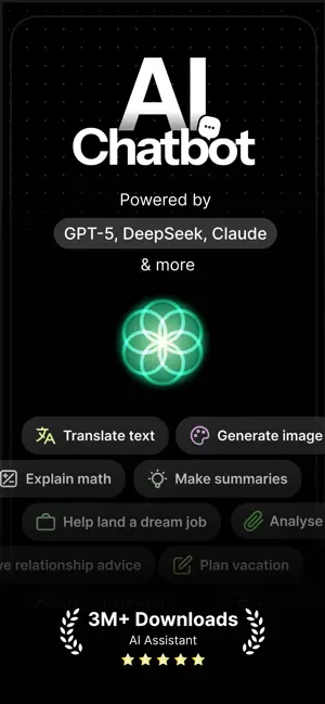Genora AI – Chat Bot Assistant iPhone screenshot 1