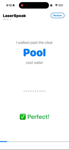 LaserSpeak - Accent Reduction iPhone screenshot