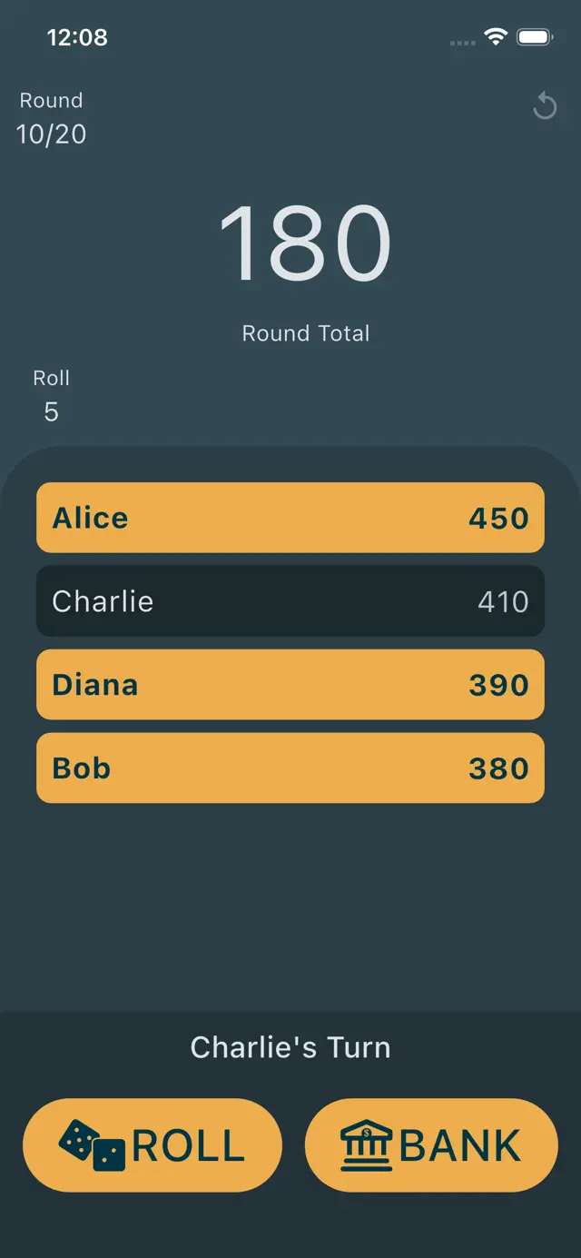 BANK! Dice Game screenshot 2