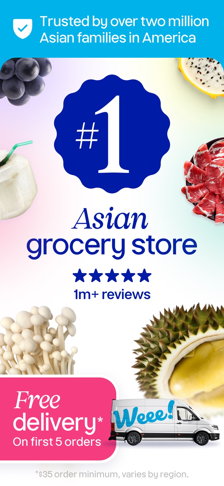 Weee! #1 Asian Grocery App iphone screenshot 1