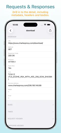 Charles Proxy iPhone Ekran Görüntüsü 5