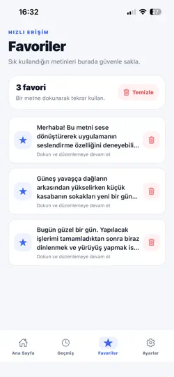 METİN SESLENDİRME PRO iPhone Ekran Görüntüsü 3