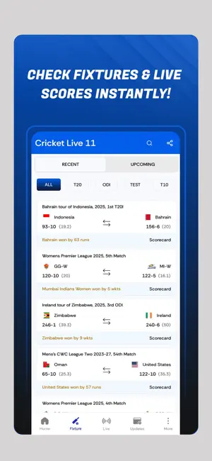 Cricket Live 11 screenshot 2