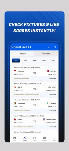 Cricket Live 11 Screenshot 2 of 5