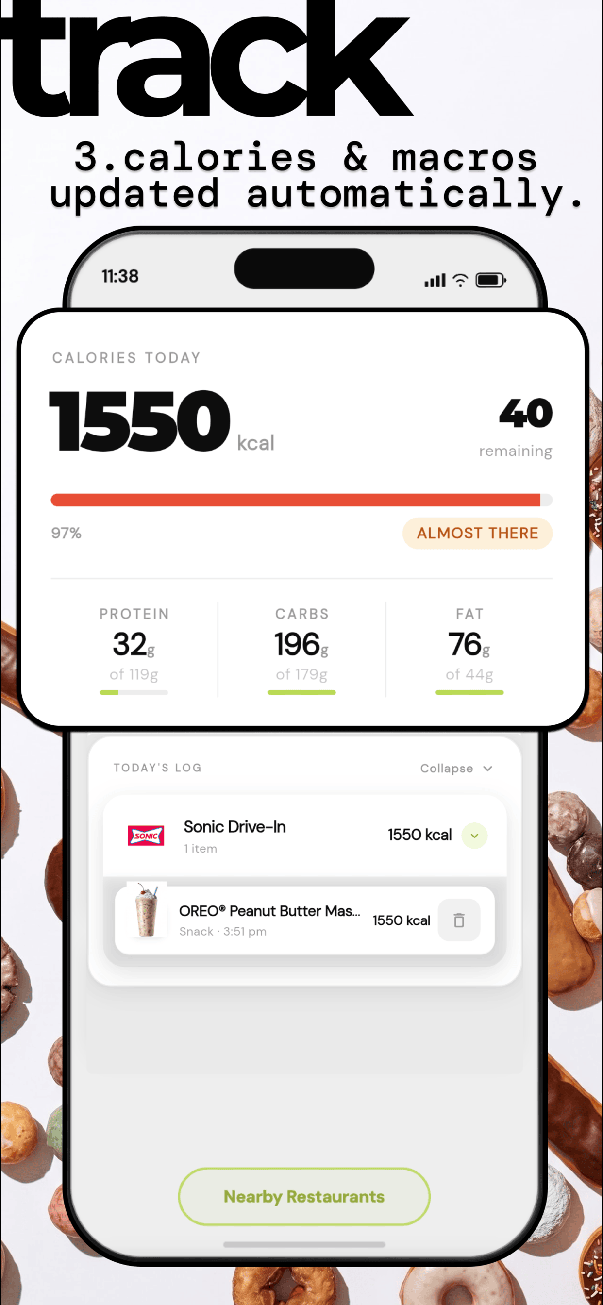 Meal Tracker by hungrX screenshot 4