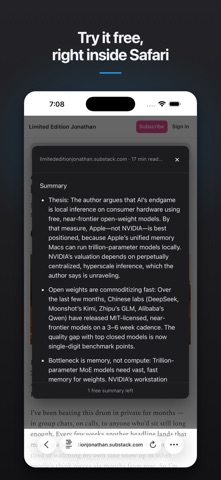 SumSpot: AI Article Summaries Screenshot 3 of 6