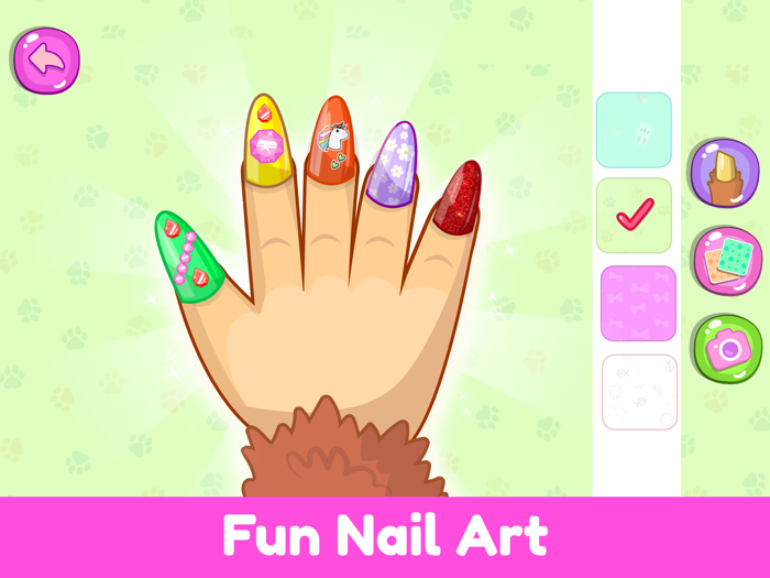 Pet Nail Salon Games for Kids